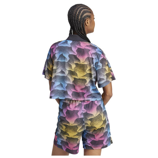 Adidas Γυναικείο πουκάμισο Tiro Print Mesh Summer Shirt